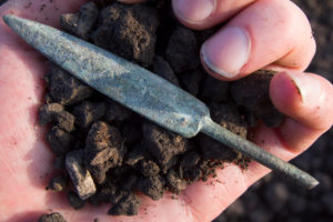 spearhead, ancient archeological finding spearhead, ancient archeological finding